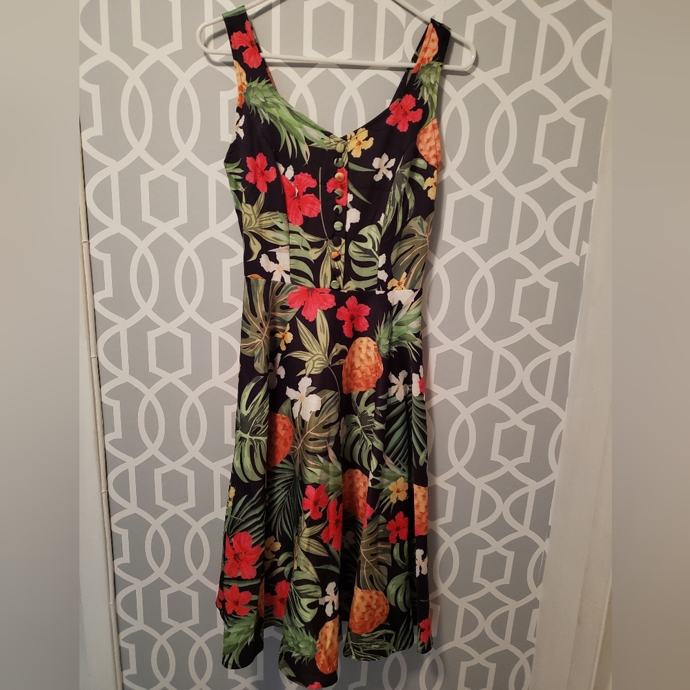 BELLE POQUE 1950's style Luau Dress size S